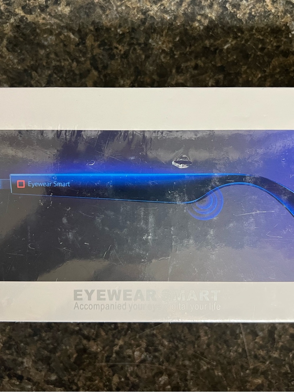 Eyewear Smart Blue Tech Glasses - Sleek Blue Accent